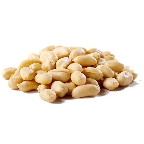 Raw shelled peanuts