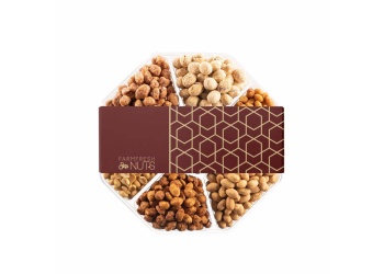 Holiday Gourmet Nuts and Chocolate Gift Tray