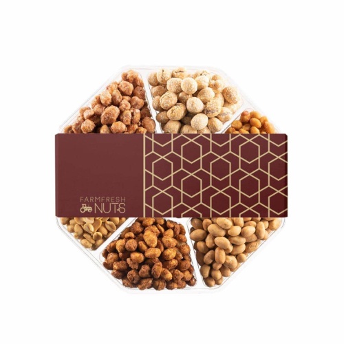 Holiday Gourmet Nuts and Chocolate Gift Tray