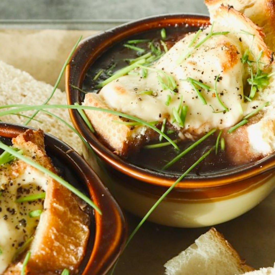 VEGAN FRENCH ONION SOUP - Farm Fresh Nuts