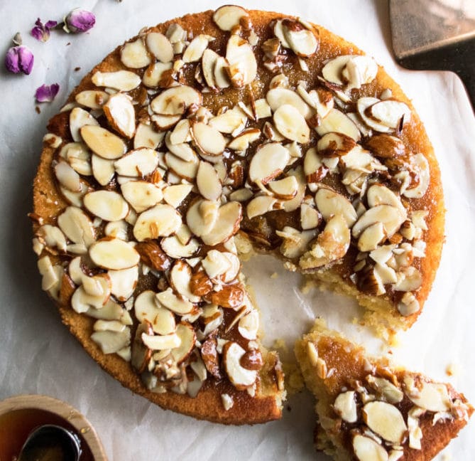 Light and Tender Honey-Almond Cake - Farm Fresh Nuts